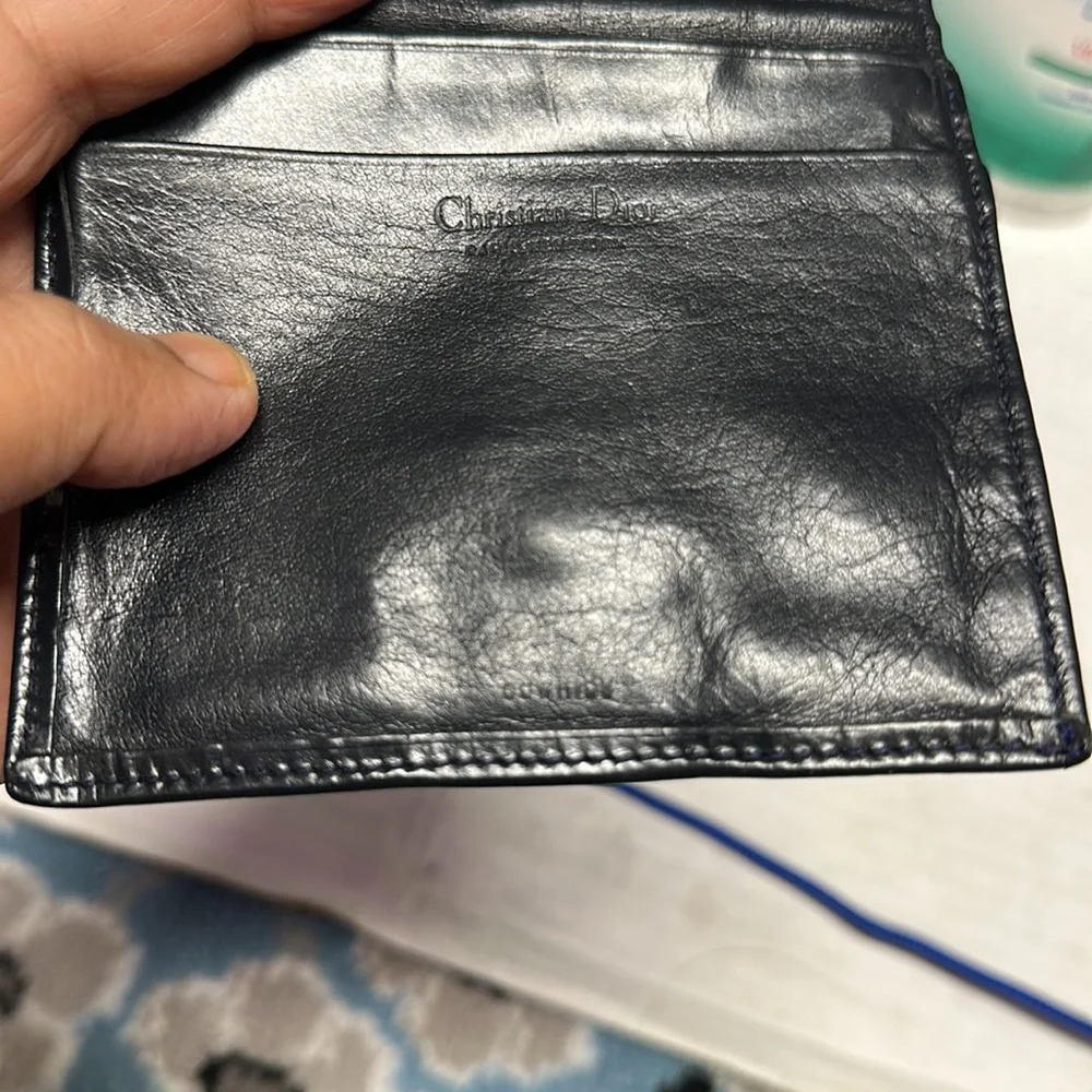 Vintage Dior cowhide wallet
